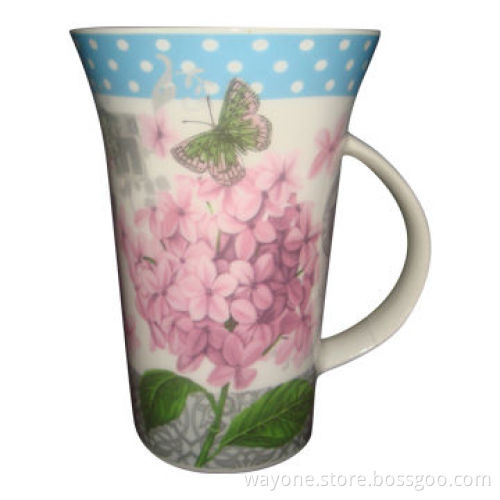 12oz Porcelain Mug, Low Carbon Lifestyle